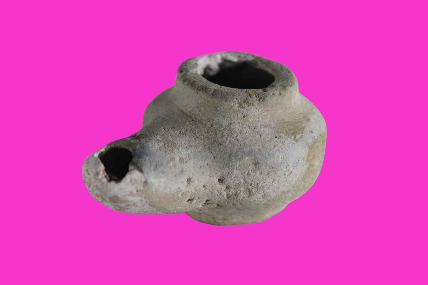 Holy Land Oil Lamp Ancient Artifact Alexander the Great Era 332-63 BC COA 230