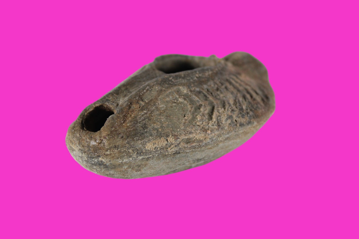 Holy Land Oil Lamp Ancient Artifact Time of the Christians 313-636 AD COA 178