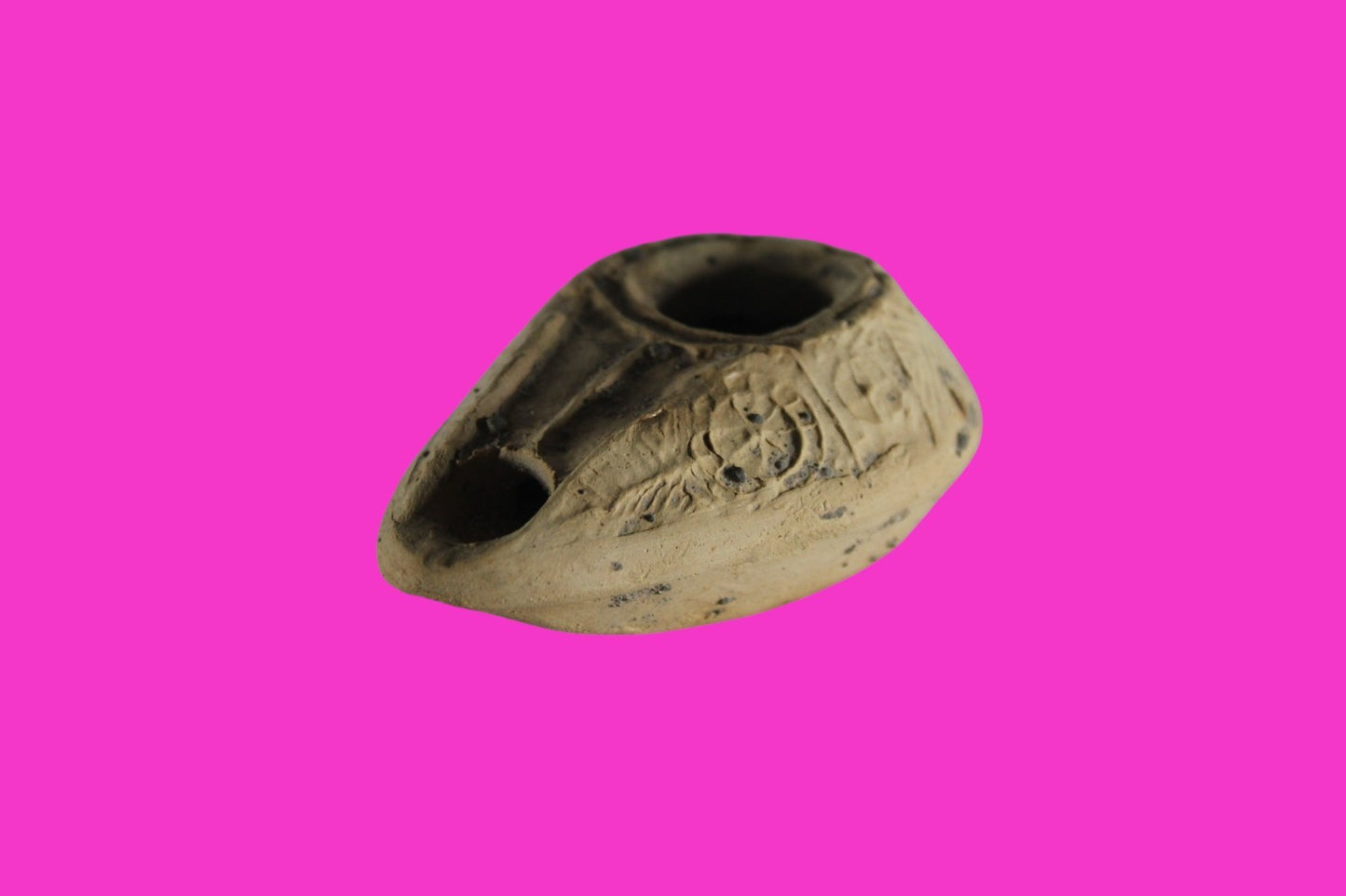 Ancient Holy Land Oil Lamp Artifact From Jesus Christ Homeland 400-500AD COA 32