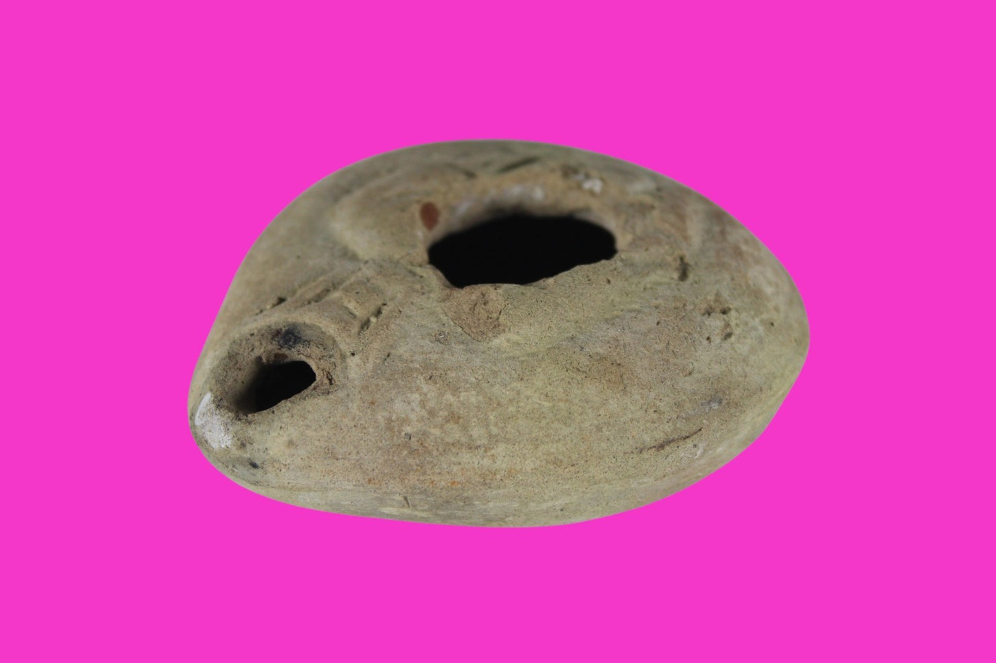 Holy Land Oil Lamp Ancient Artifact Time of Jesus & Apostles 63BC-323AD COA 142
