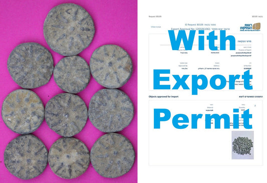 High Quality 10 Widows Mite Coins Holy Land Artifacts Small Leptons COAs Q946