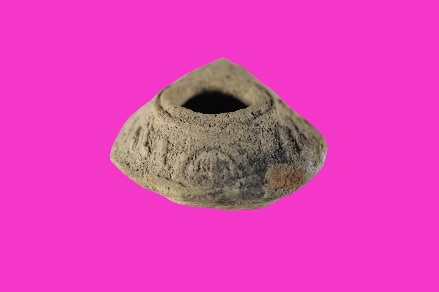 Time of the Christians Oil Lamp Ancient Holy Land Artifact 313-636 AD COA 13