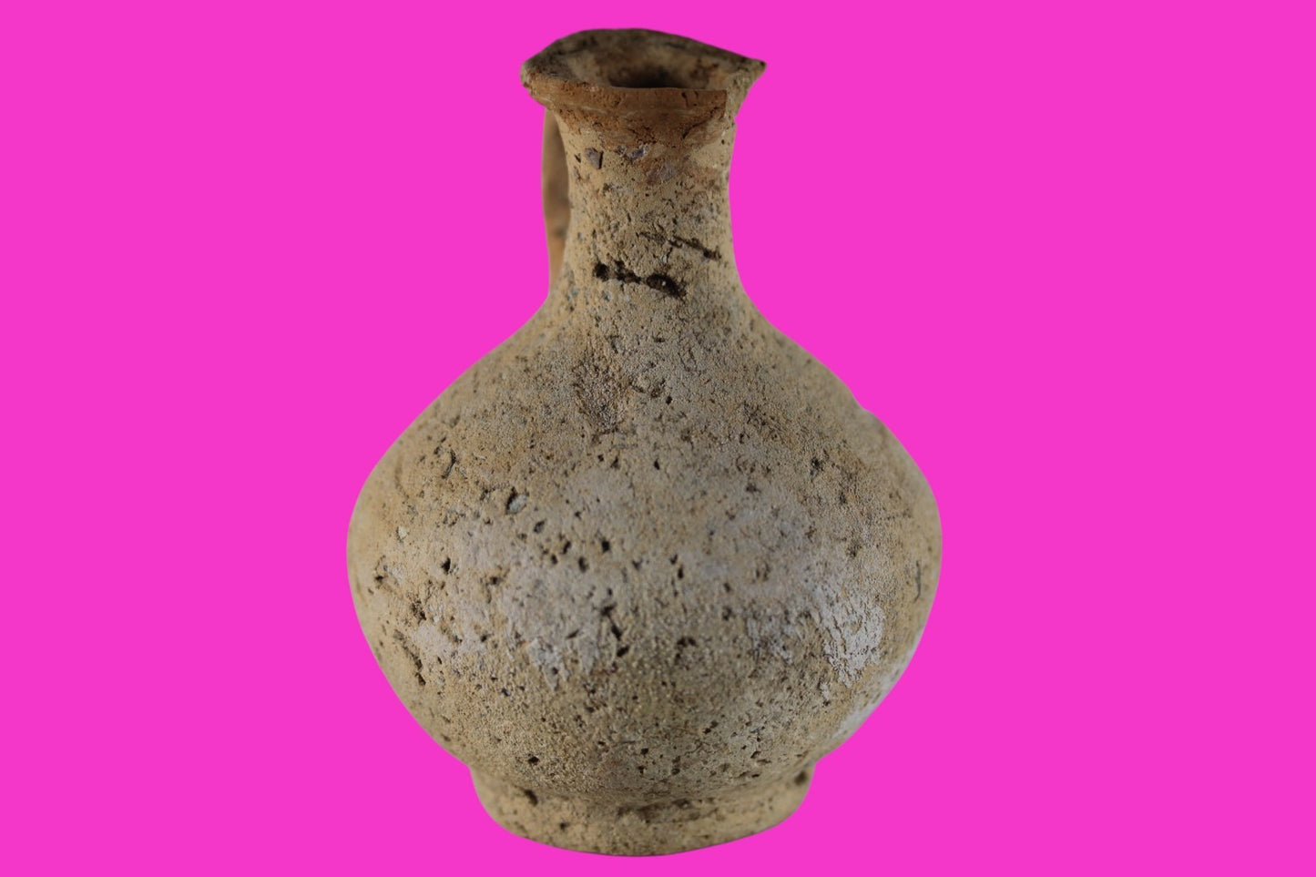 Time of The Christians Holy Land Artifact Ancient Jug Israel 313-636 AD COA 101