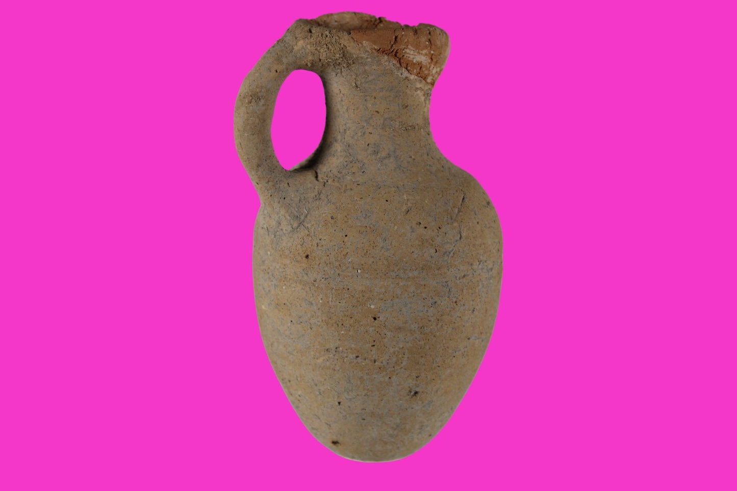 Time of Samson Holy Land Artifact Ancient 3100 Year Old Jug 1200-1000 BC COA 75