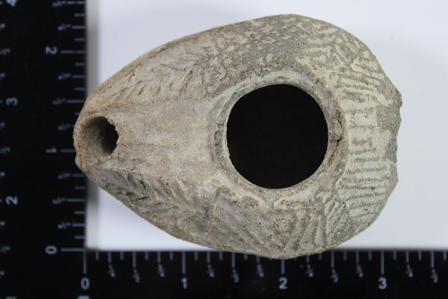 Oil Lamp Holy Land Ancient Artifact Jesus Christ Home Israel 300-600 AD COA 106