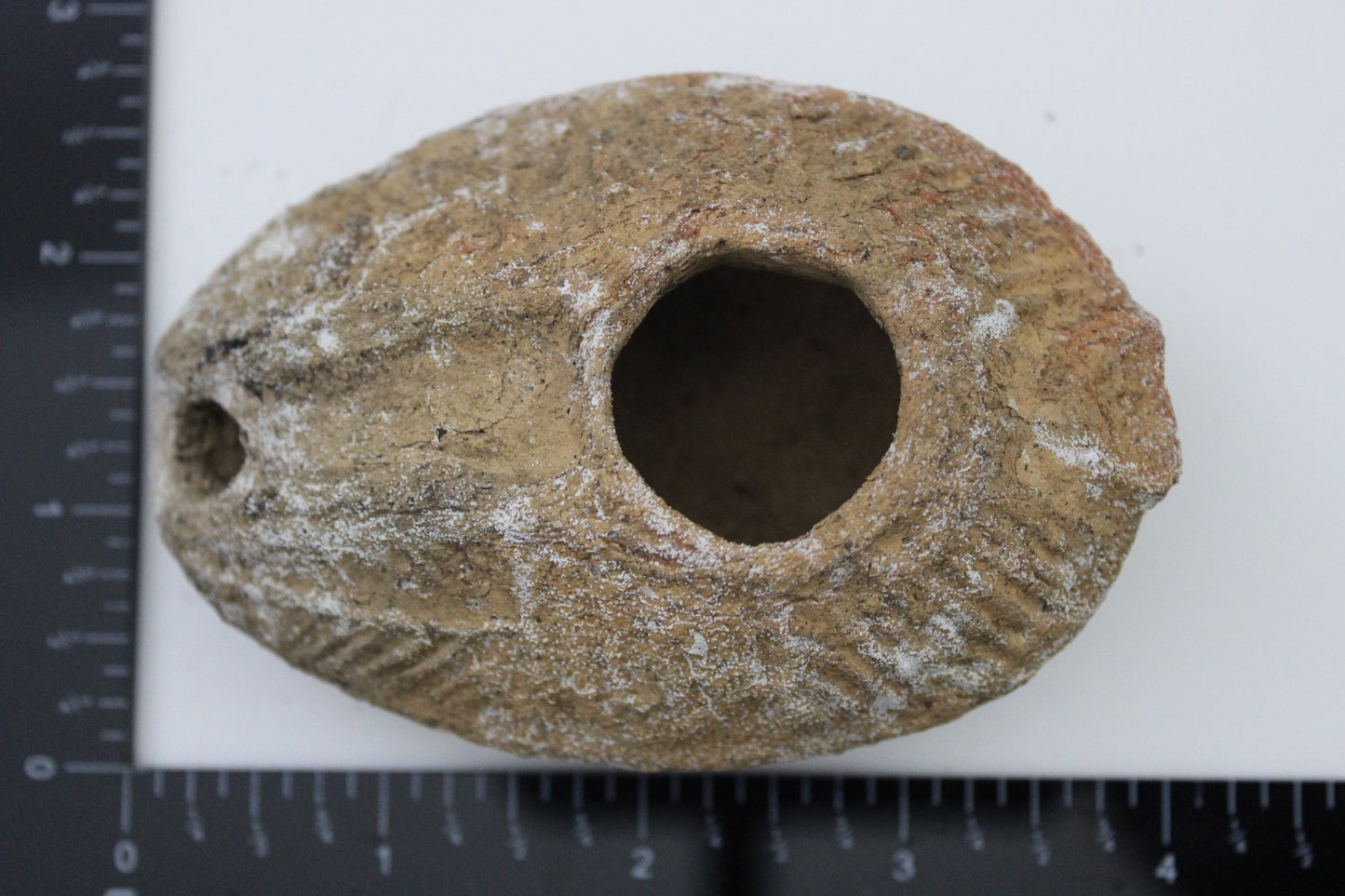 Time of the Christians Oil Lamp Ancient Holy Land Artifact 313-636 AD COA 23