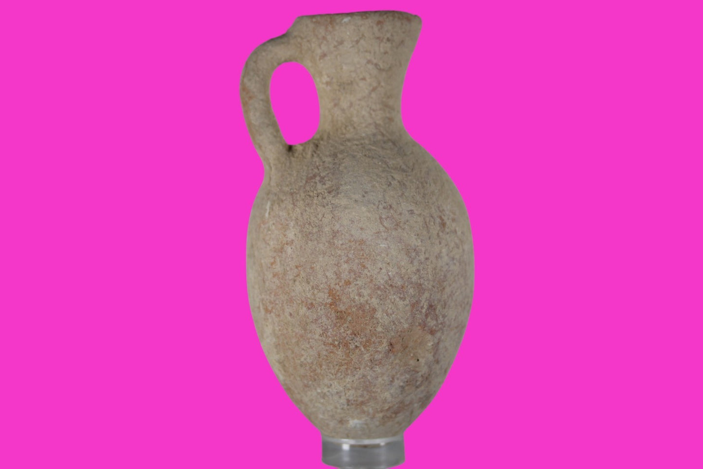 Time of Abraham Holy Land Artifact 6 inch Jar Jug Intact 2000 to 1500 BC COA Z08