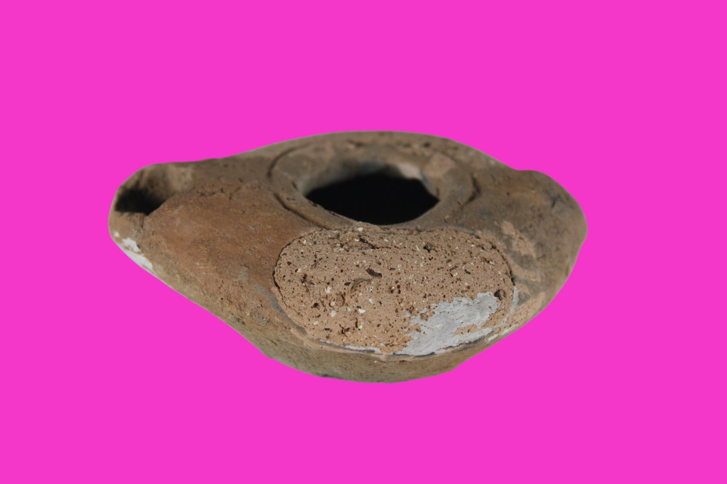 Holy Land Oil Lamp Ancient Artifact Time of Jesus & Apostles 63BC-323AD COA 62