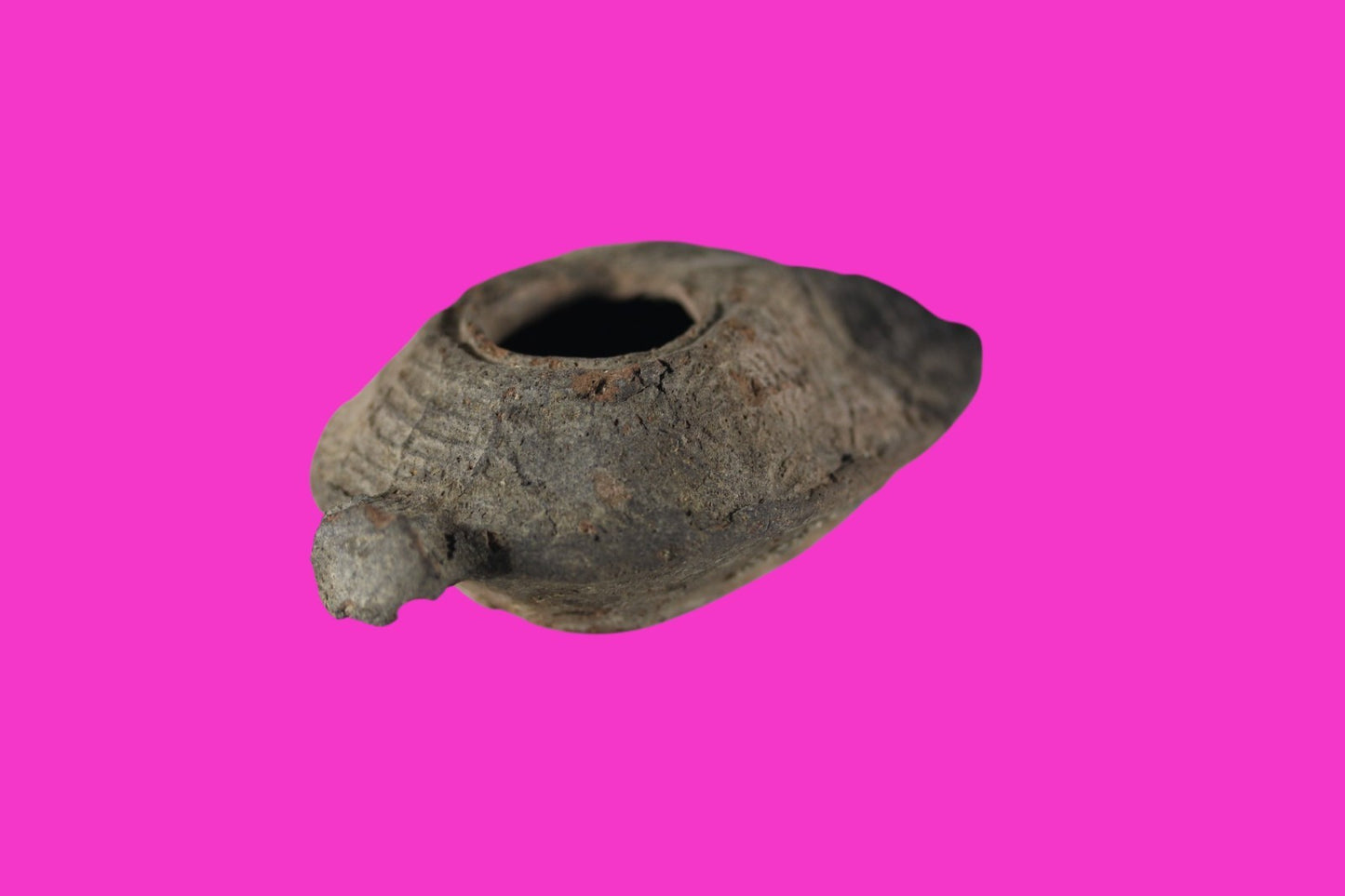 Time of the Christians Oil Lamp Ancient Holy Land Artifact 313-636 AD COA 08