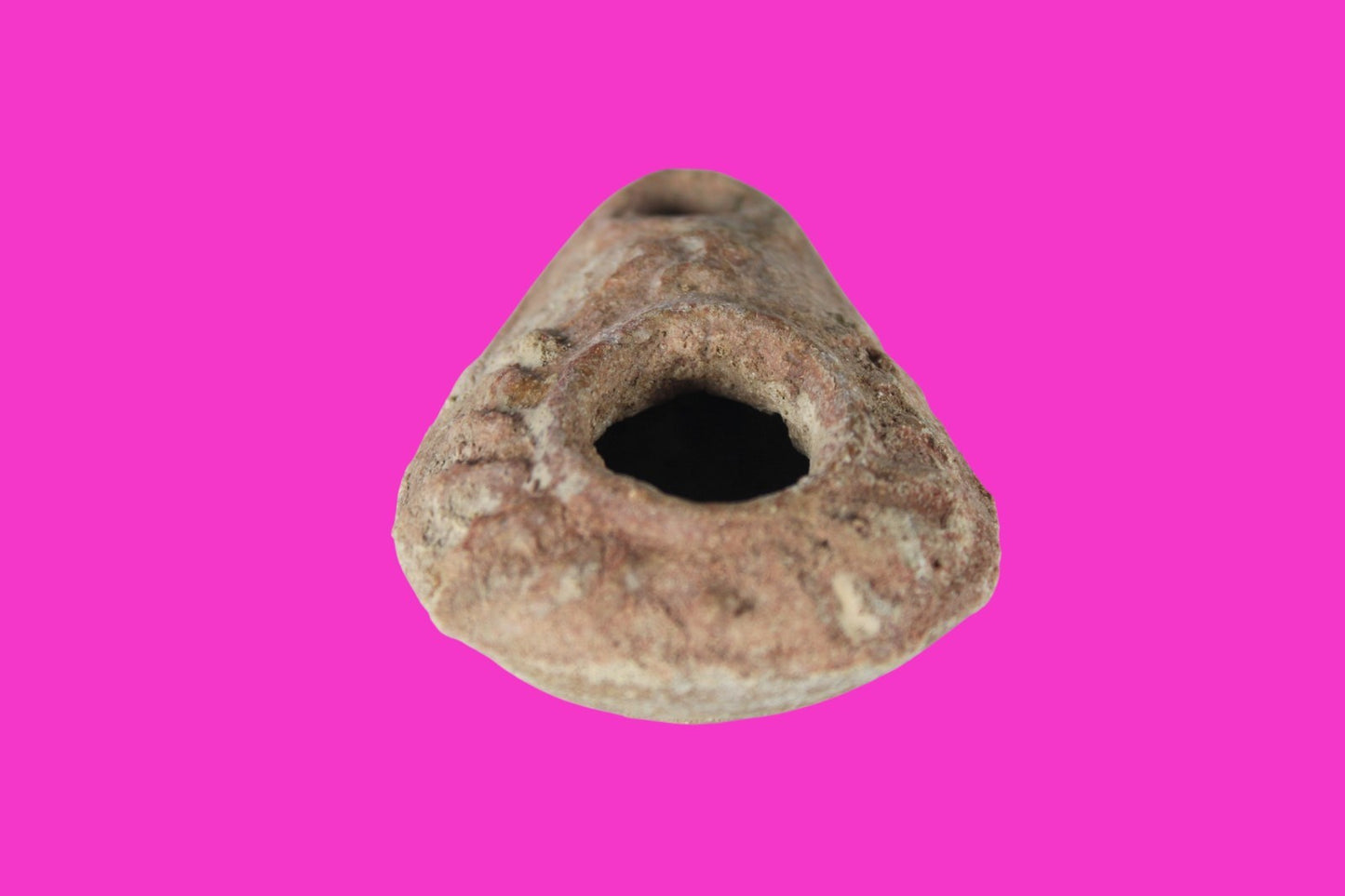 Holy Land Oil Lamp Ancient Artifact Time of the Christians 313-636 AD COA 202