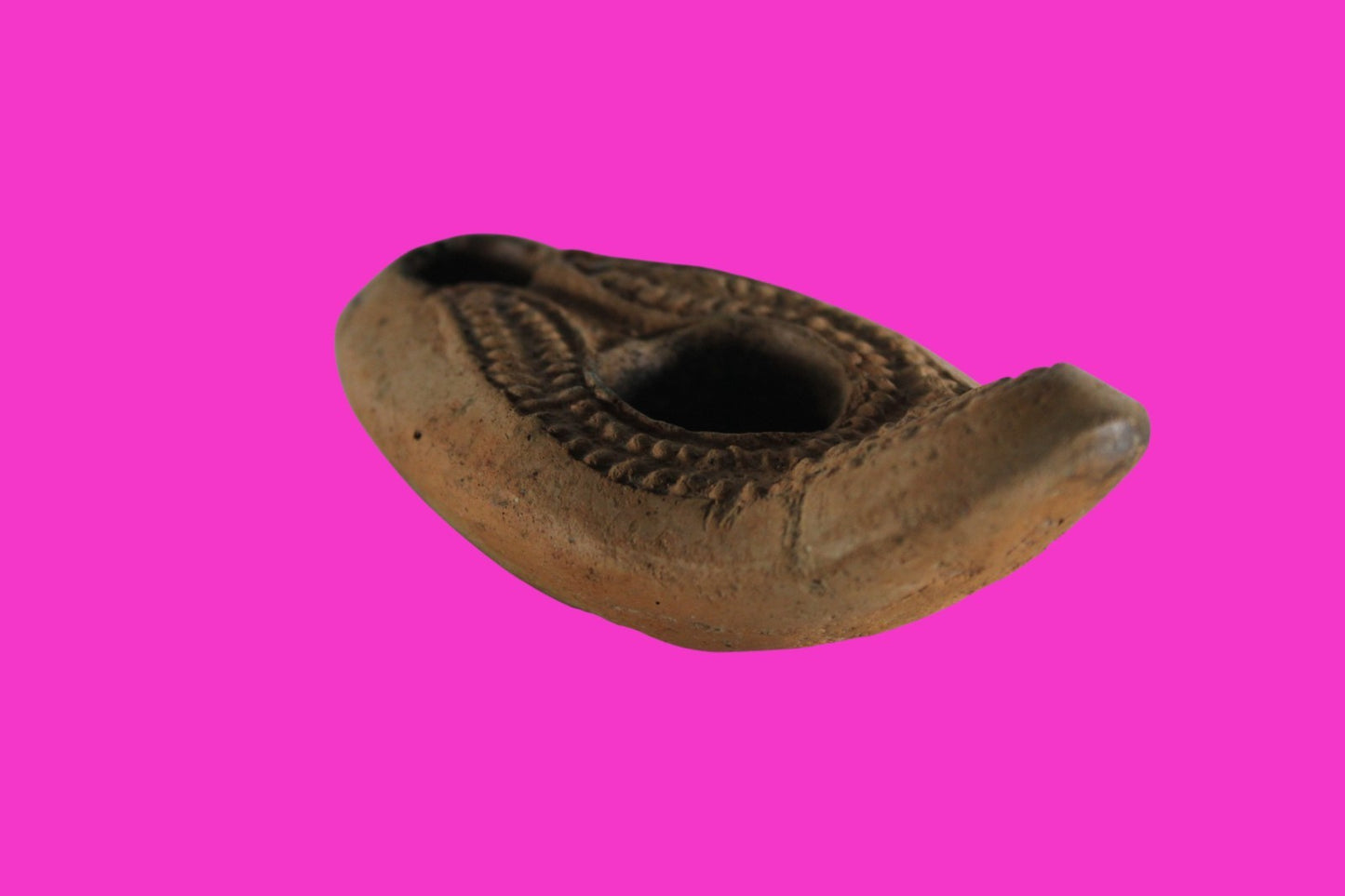 Ancient Holy Land Oil Lamp Artifact From Jesus Christ Homeland 400-500AD COA 27