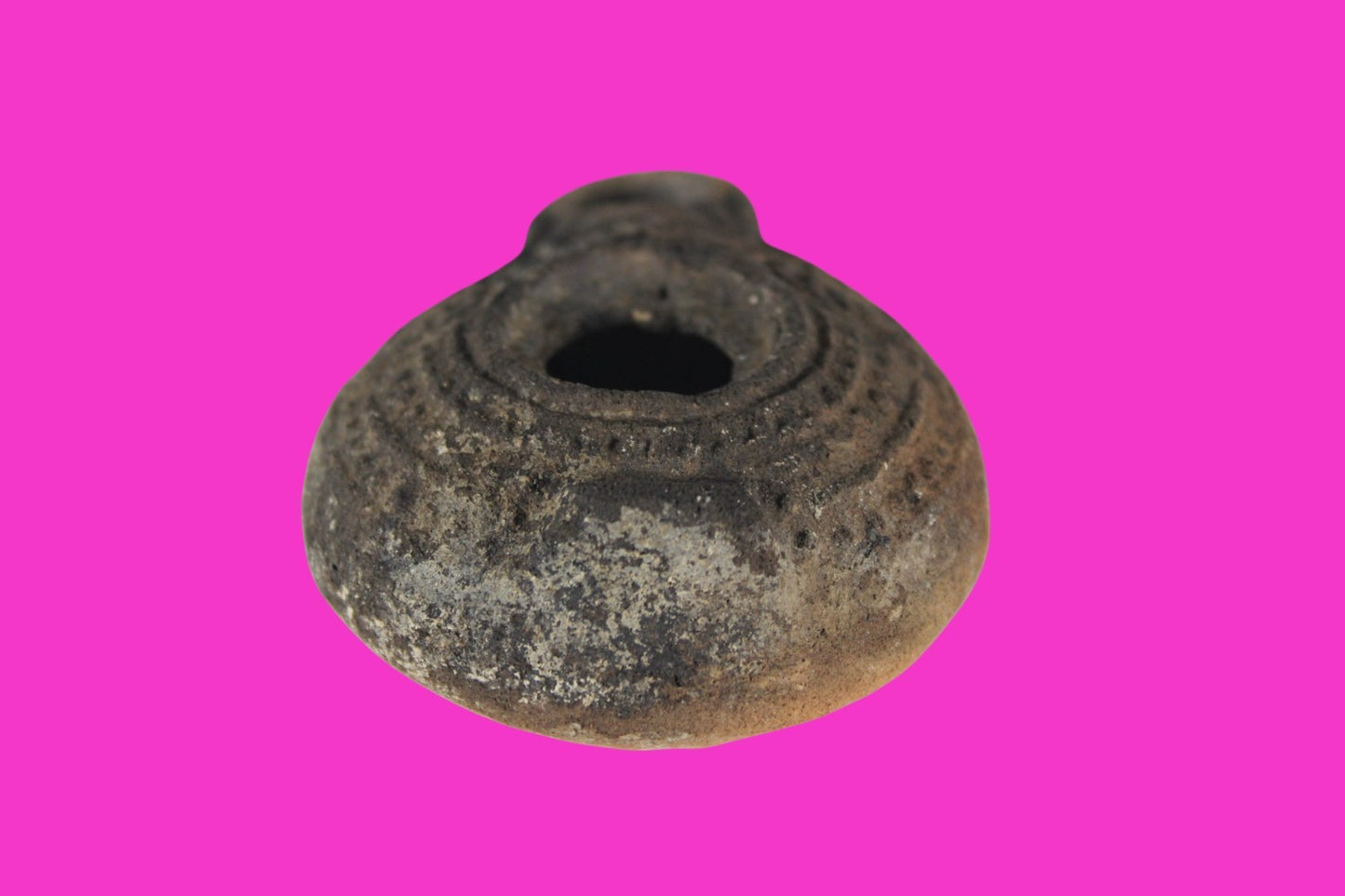 Holy Land Oil Lamp Ancient Artifact Time of Jesus & Apostles 63BC-323AD COA 63
