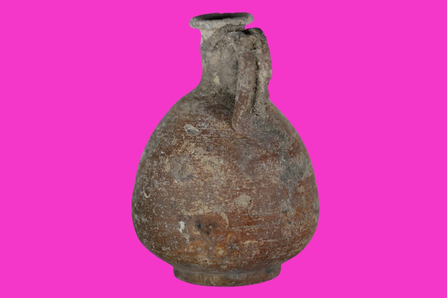 Time of Jesus Christ Holy Land Artifact Herodian Oil Jug 37 BC to 73 AD COA Z12