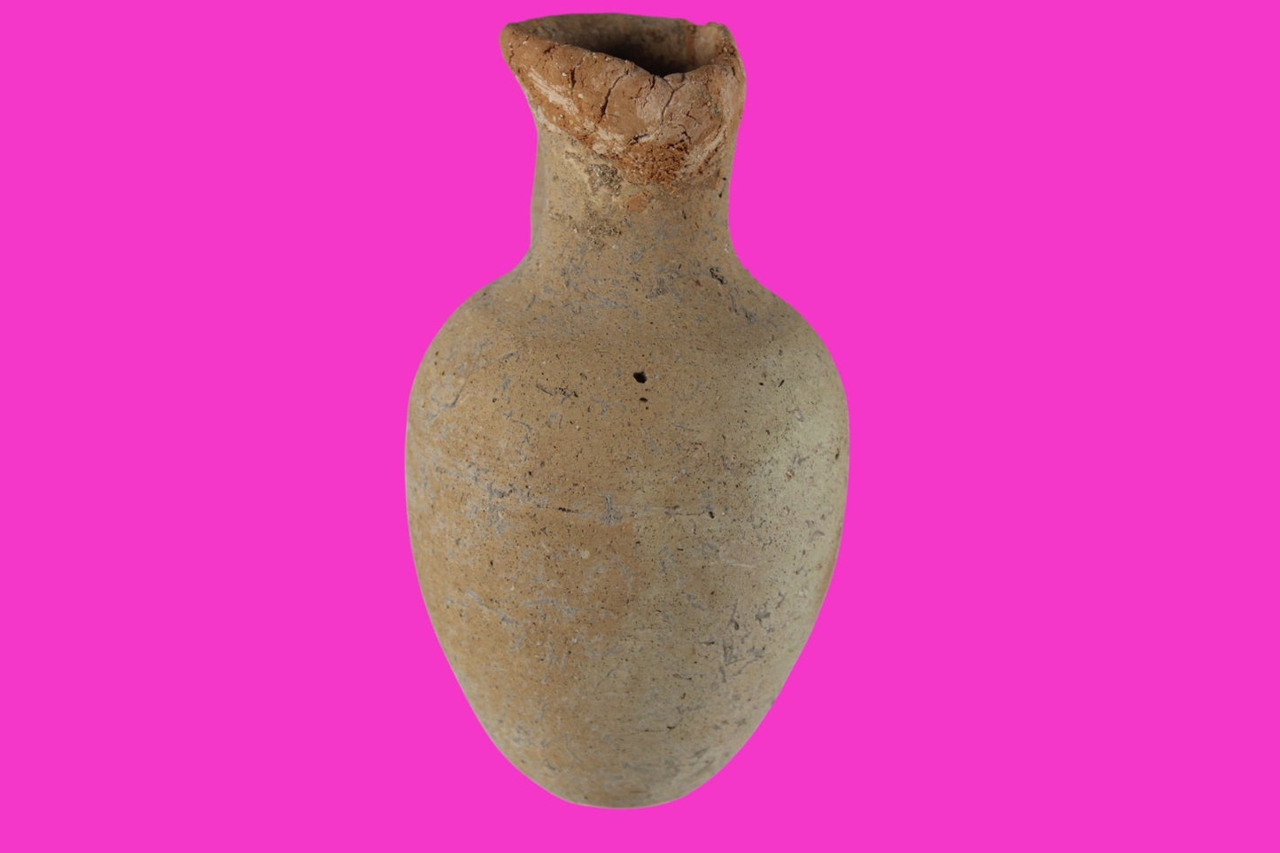 Time of Samson Holy Land Artifact Ancient 3100 Year Old Jug 1200-1000 BC COA 75