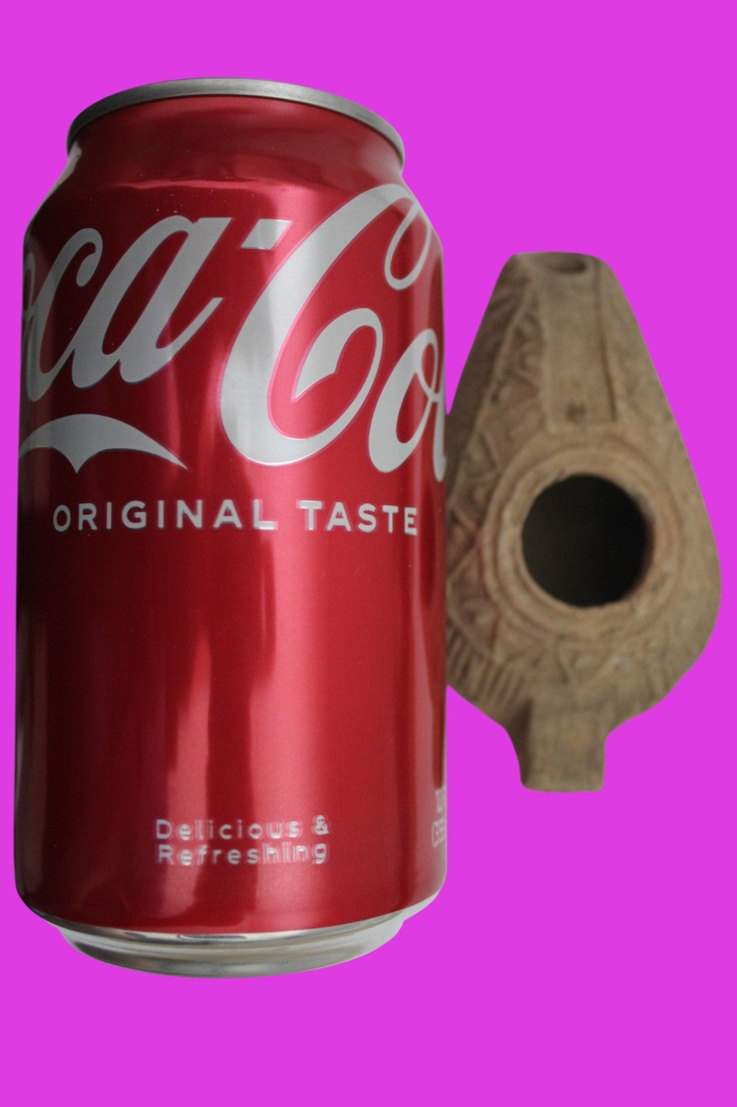 Ancient Holy Land Oil Lamp Artifact  From Jesus Christ Homeland 400-600AD COA 37