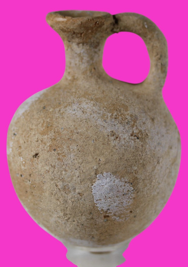 Time of Jesus Christ Ancient Holy Land Artifact Herodian Jug 40BC - 70AD COA 53