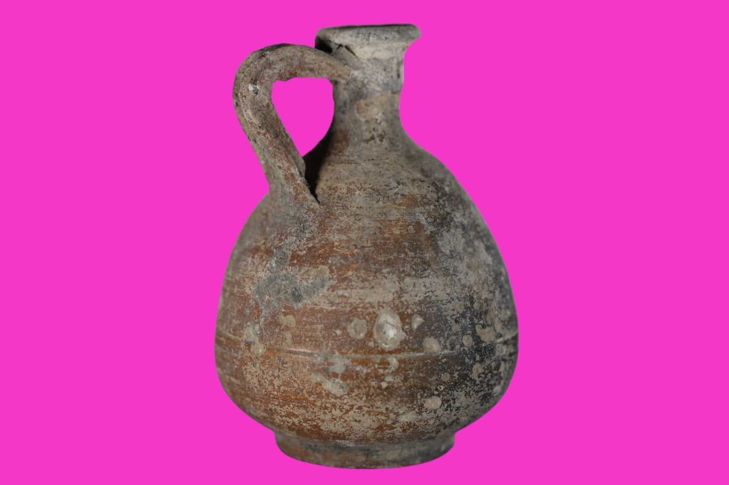 Time of Jesus Christ Holy Land Artifact Herodian Oil Jug 37 BC to 73 AD COA Z12