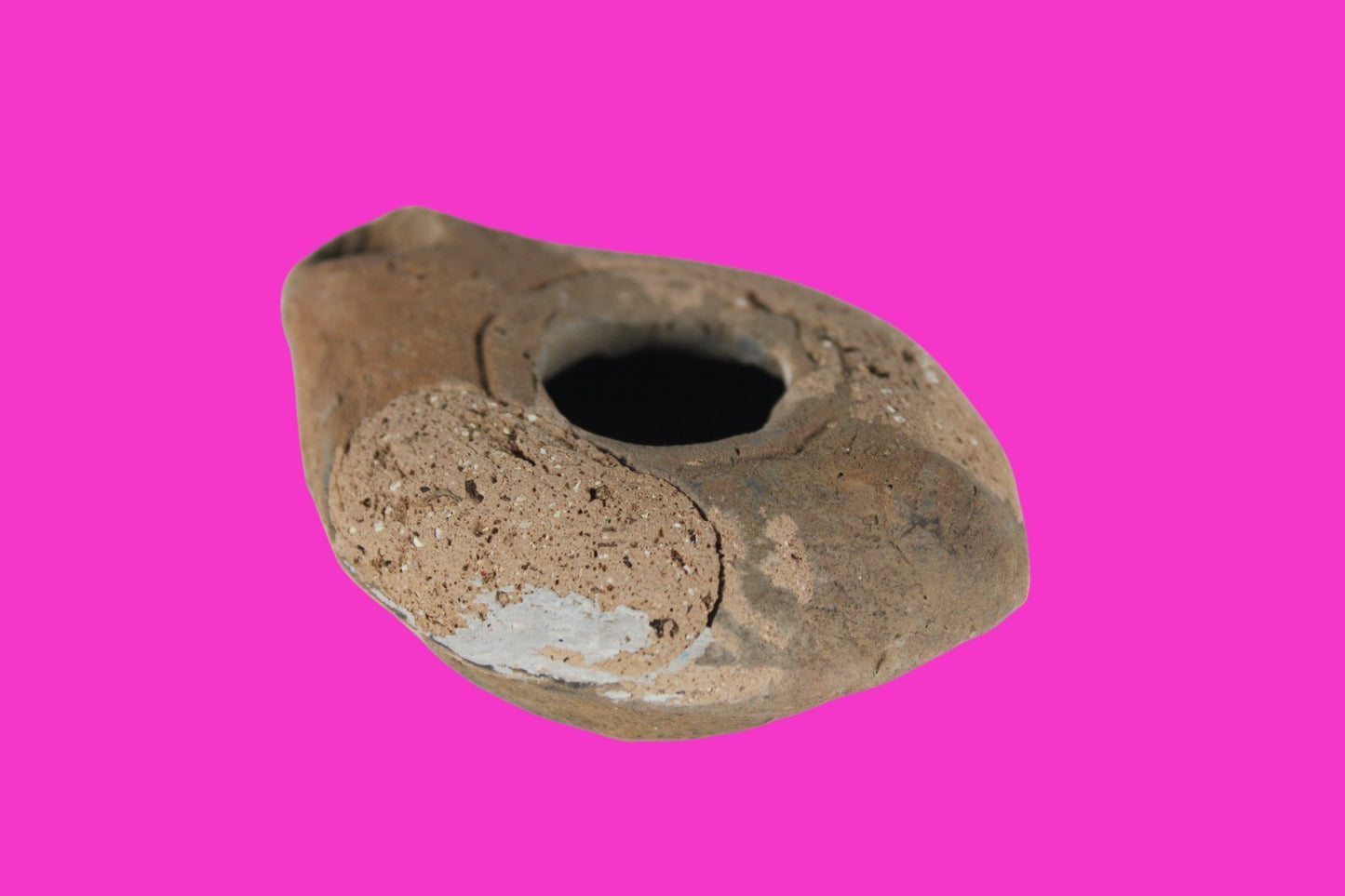 Holy Land Oil Lamp Ancient Artifact Time of Jesus & Apostles 63BC-323AD COA 62