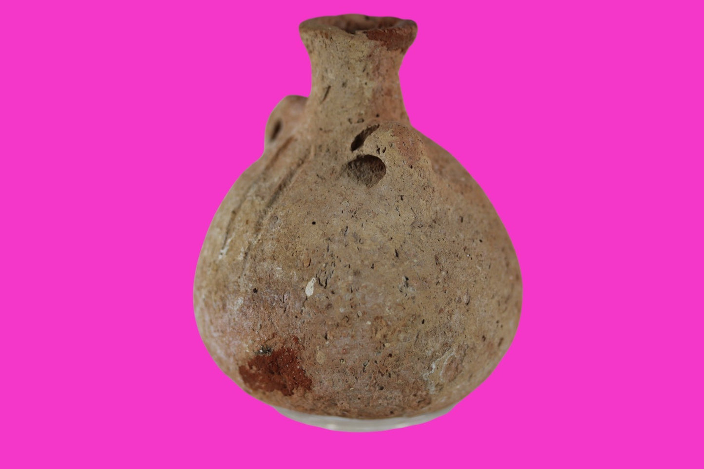 Time of Samson Holy Land Artifact Ancient Rare Anointing Jar 1200-1000 BC COA 82