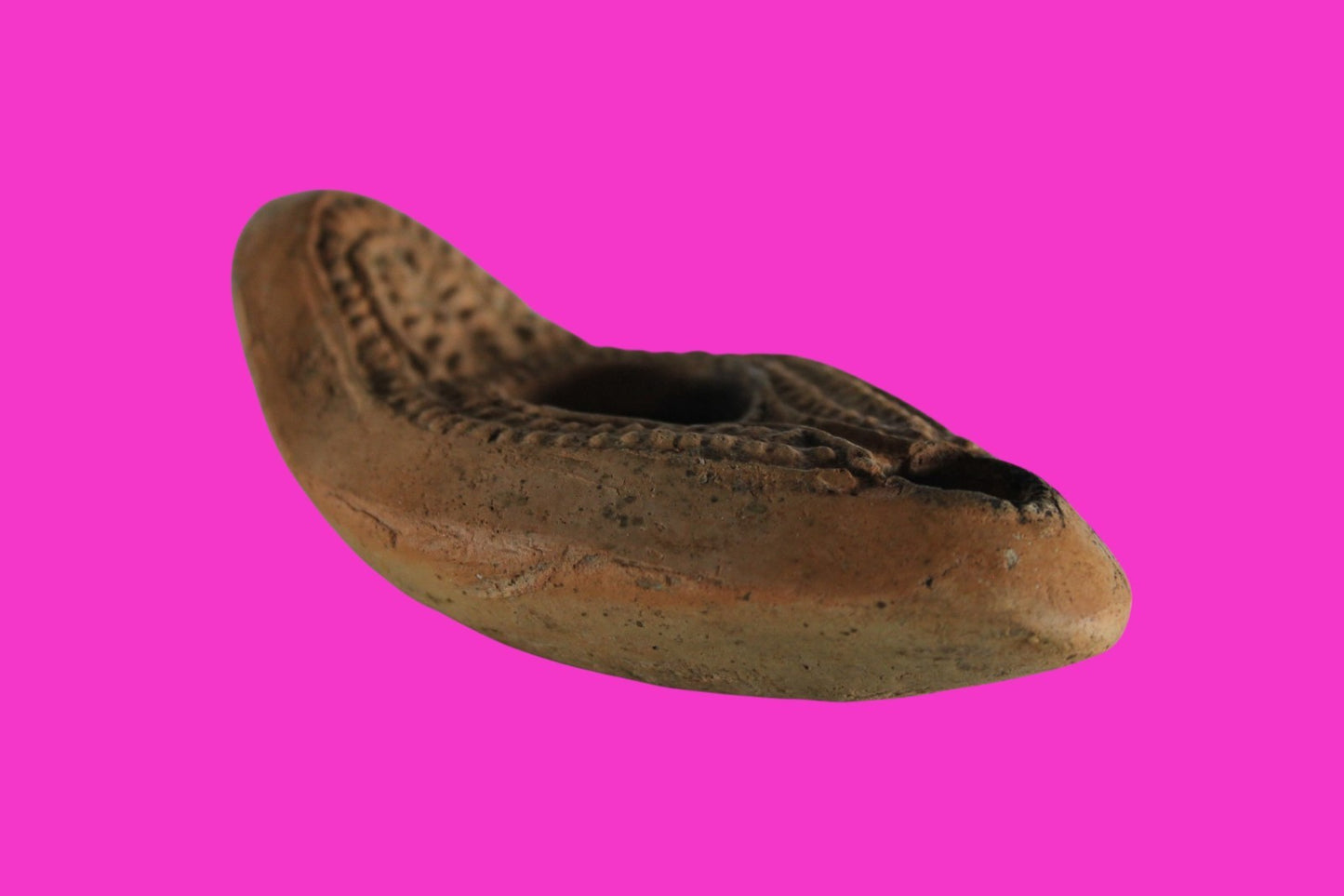 Ancient Holy Land Oil Lamp Artifact From Jesus Christ Homeland 400-500AD COA 27