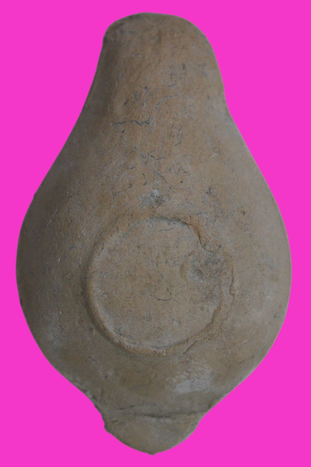 Holy Land Oil Lamp Ancient Artifact Time of the Christians 313-636 AD COA 177