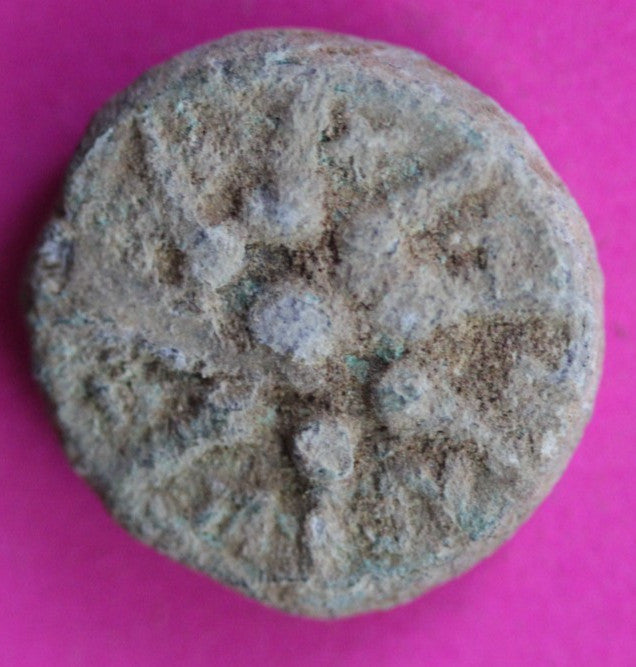 ORIGINAL Desert Patina Big Widows Mite Herods Hoard Holy Land Artifact COA A123