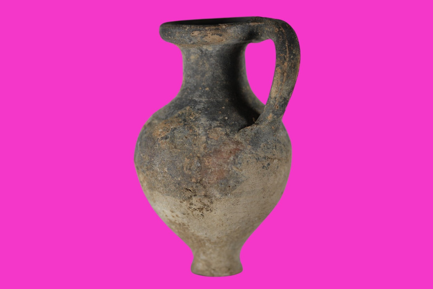 Time of Jesus Christ Holy Land Artifact Herodian Oil Jug 37 BC to 73 AD COA Z13