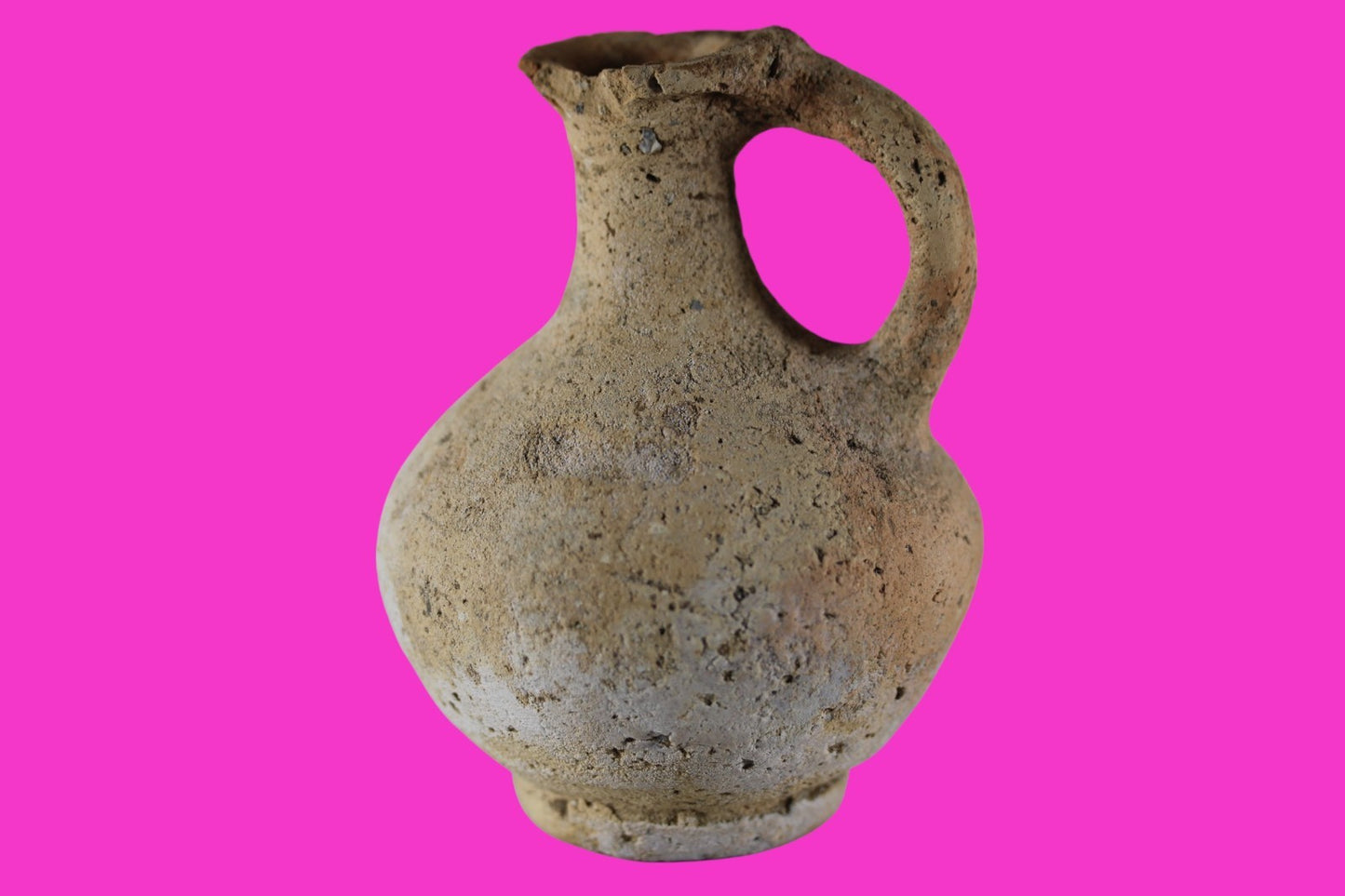 Time of The Christians Holy Land Artifact Ancient Jug Israel 313-636 AD COA 101