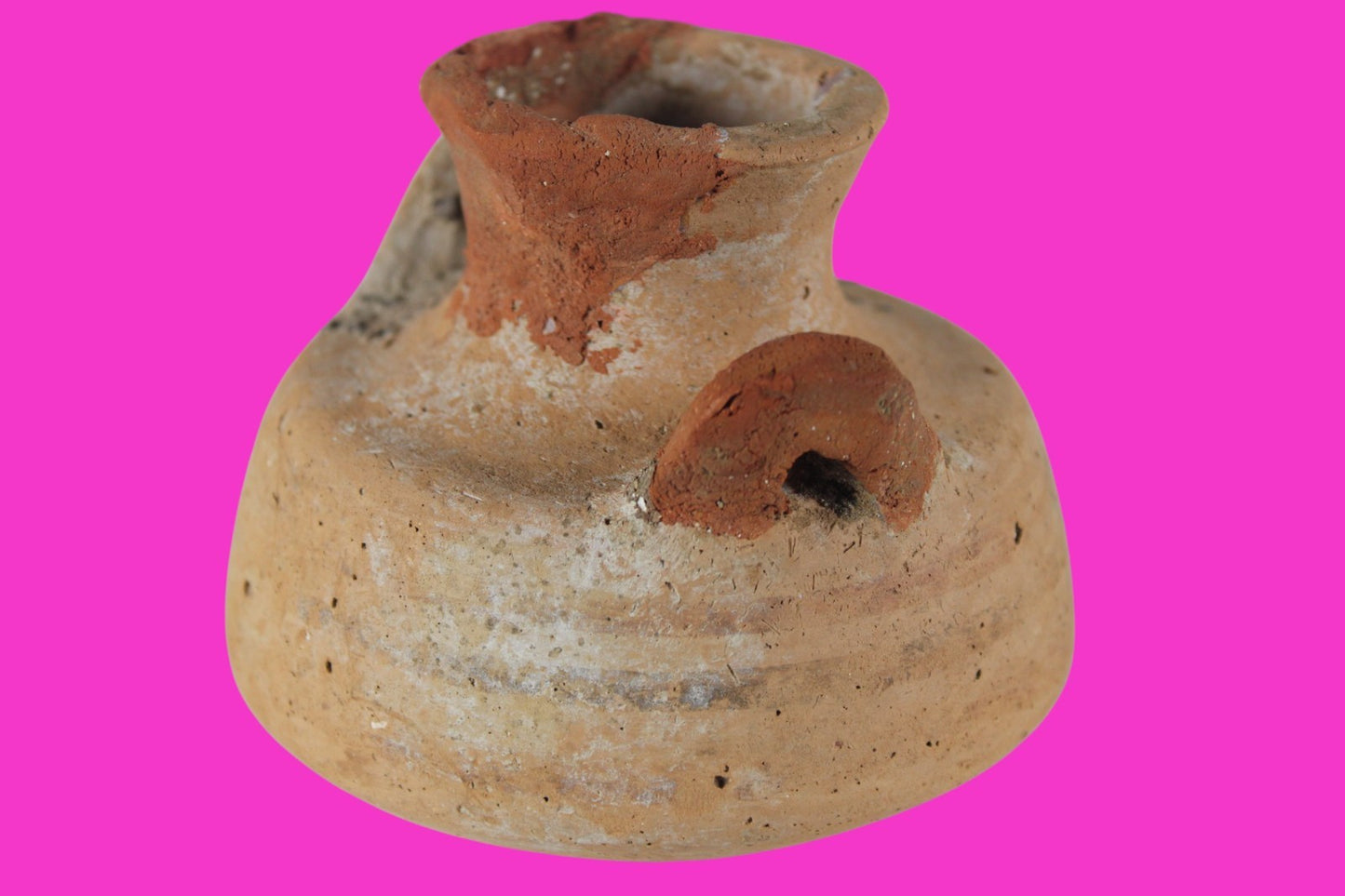 Time of Samson Holy Land Artifact Ancient 3100 Year Old Jar 1200-1000 BC COA 78