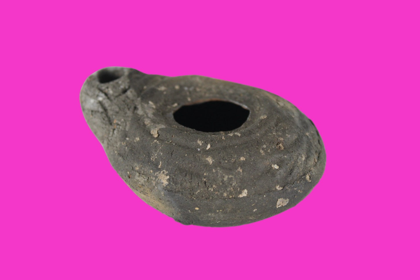 Holy Land Oil Lamp Ancient Artifact Time of Jesus & Apostles 63BC-323AD COA 149