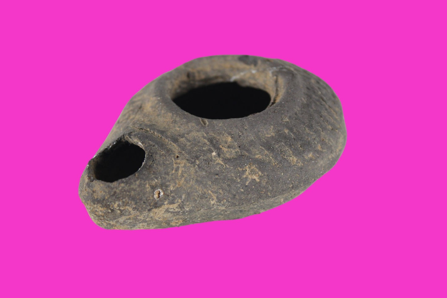 Holy Land Oil Lamp Ancient Artifact Time of Jesus & Apostles 63BC-323AD COA 170
