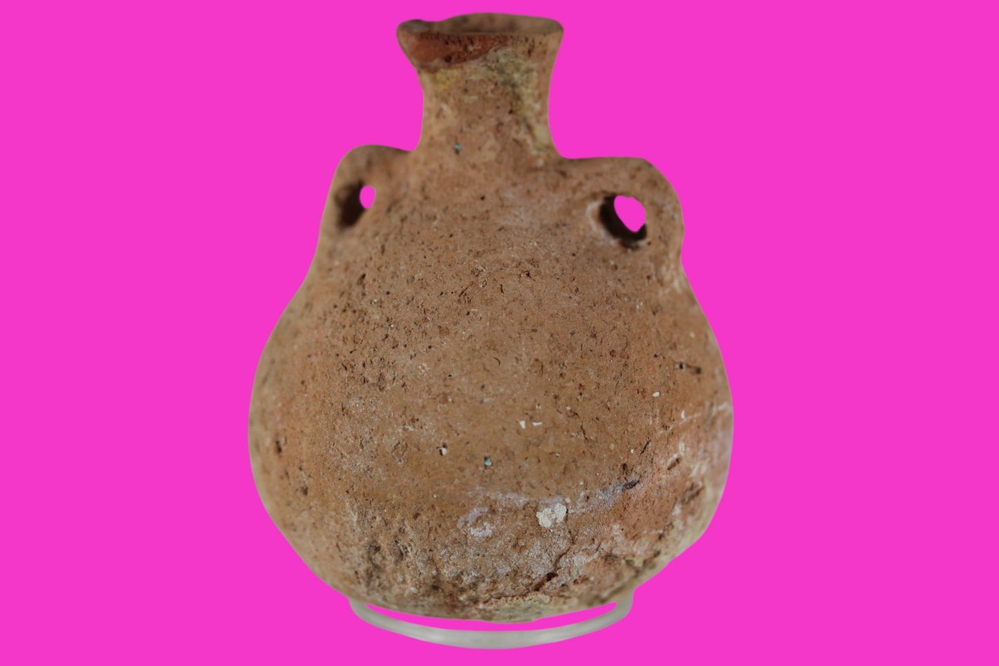 Time of Samson Holy Land Artifact Ancient Rare Anointing Jar 1200-1000 BC COA 82