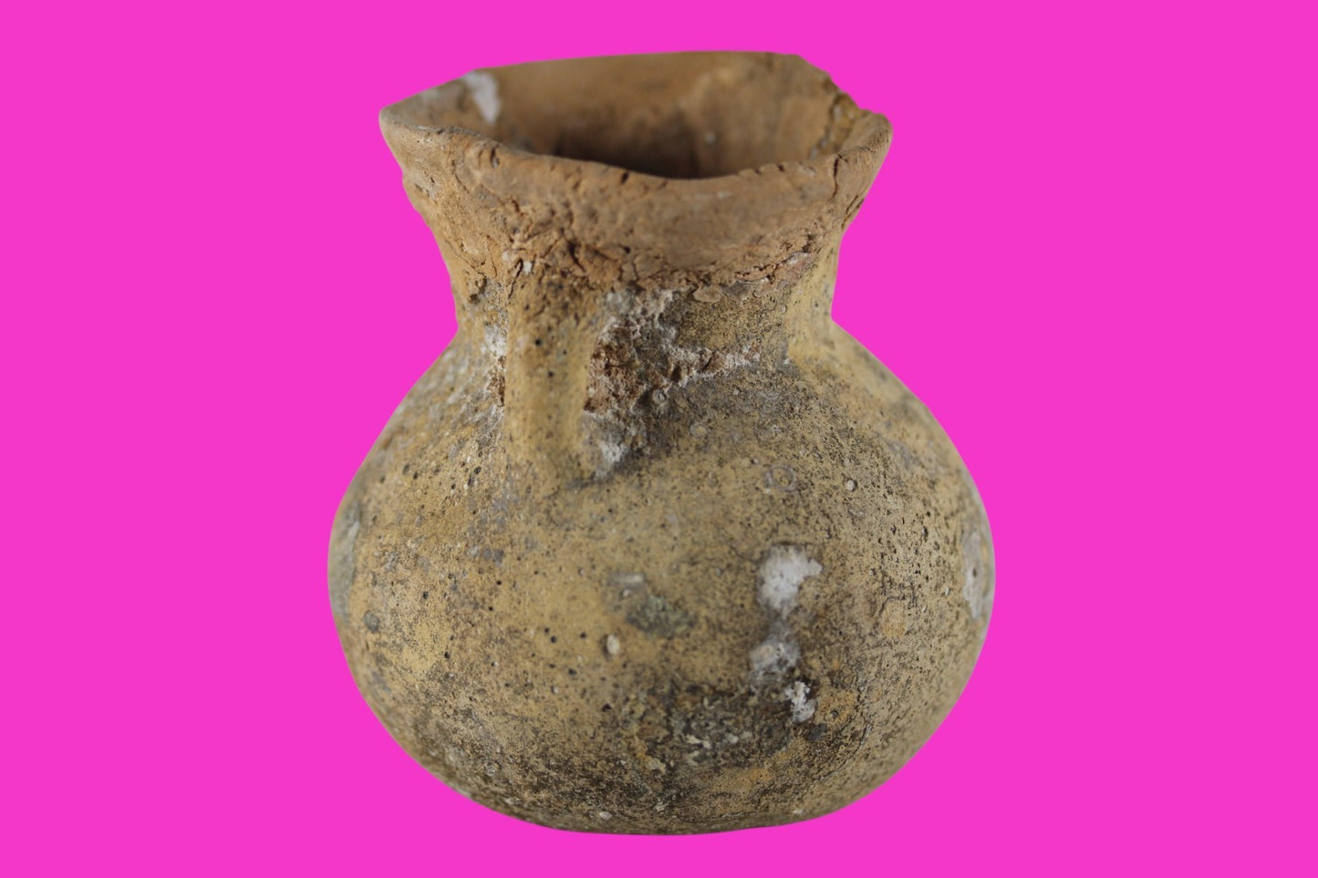 Time of Alexander the Great Holy Land Artifact Ancient Jar 332 BC-63 AD COA 91