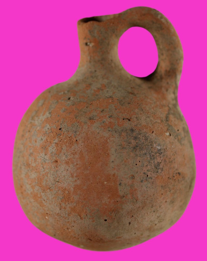 Time of Alexander the Great Holy Land Artifact Ancient Jug 332 BC-63 AD COA 92