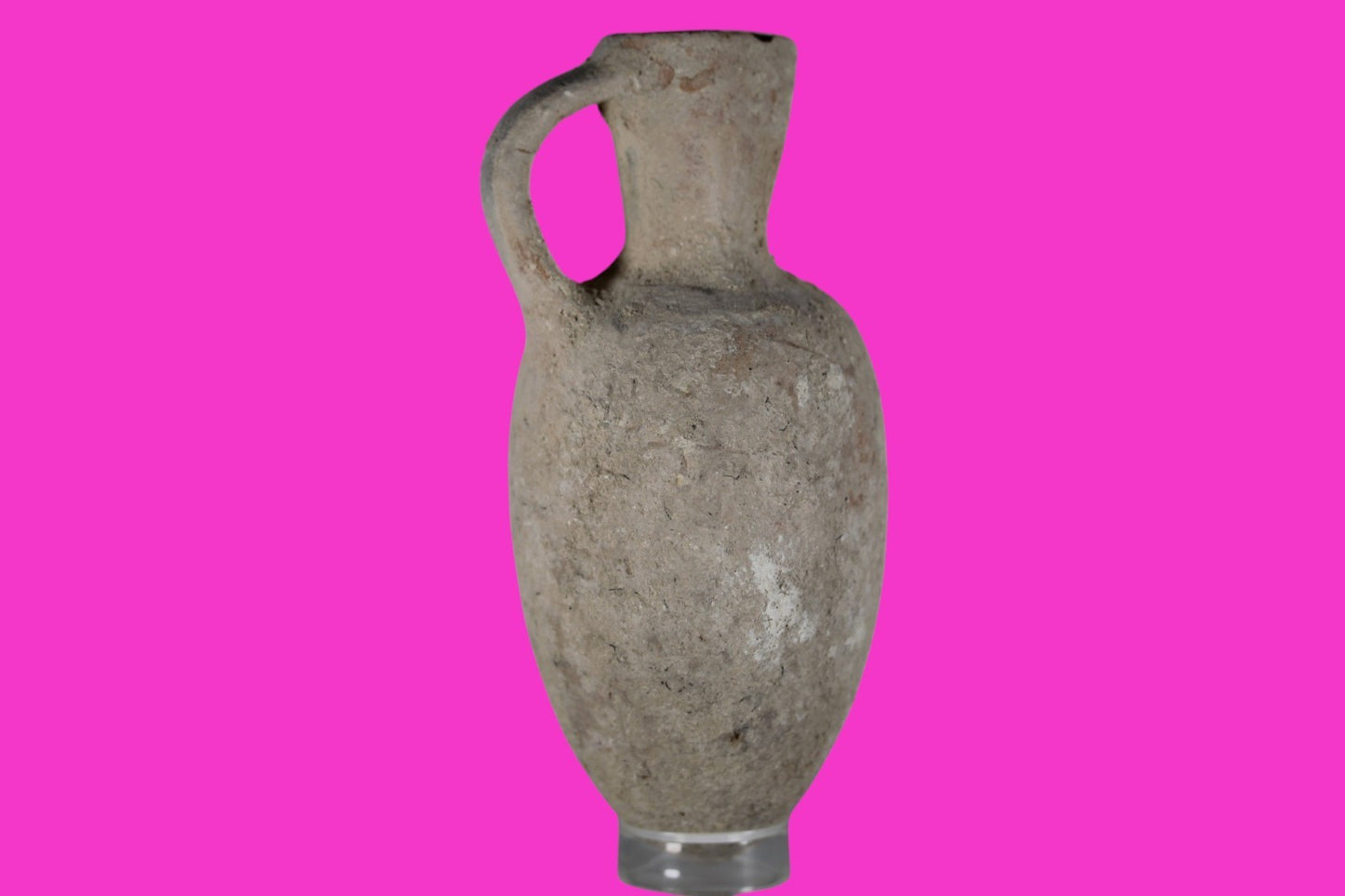 Time of Abraham Holy Land Artifact 6 inch Jar Jug Intact 2000 to 1500 BC COA Z09