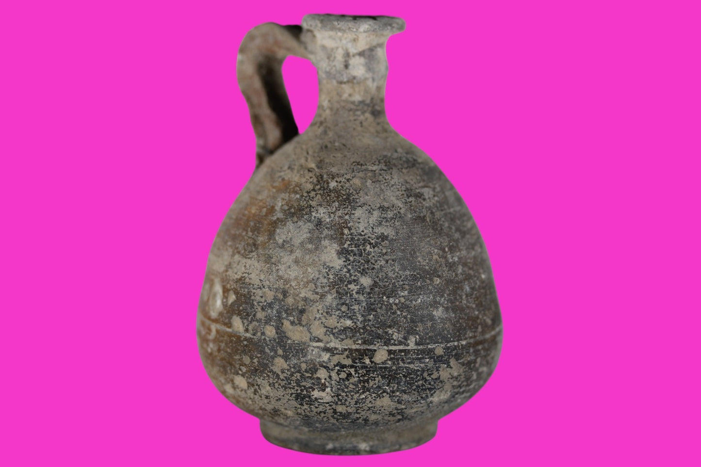 Time of Jesus Christ Holy Land Artifact Herodian Oil Jug 37 BC to 73 AD COA Z12