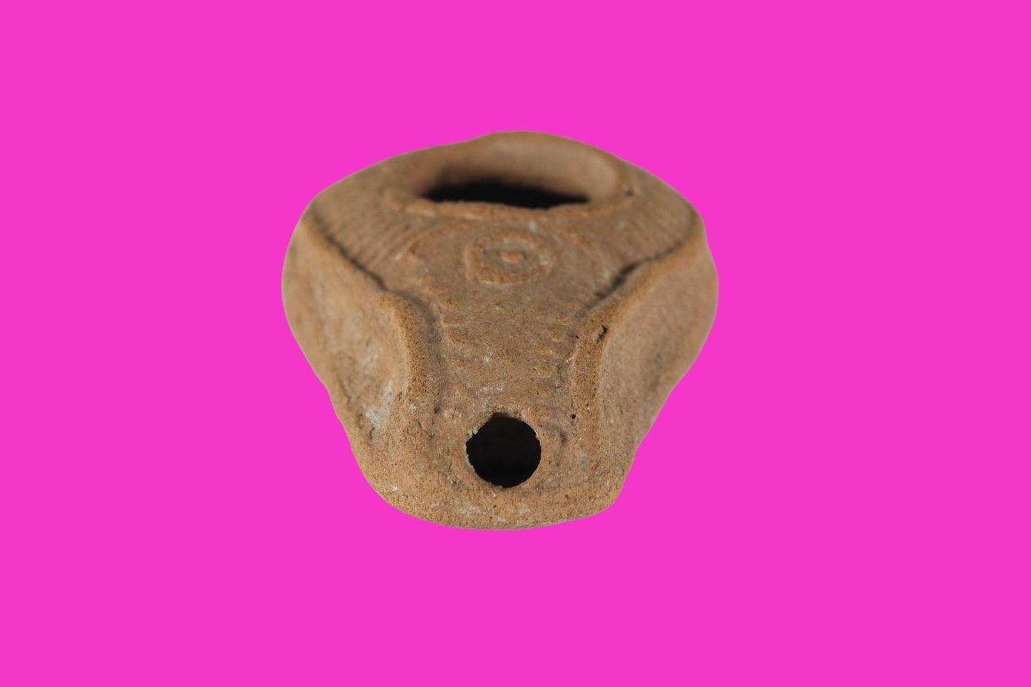 Holy Land Oil Lamp Ancient Artifact Time of Jesus & Apostles 63BC-323AD COA 152