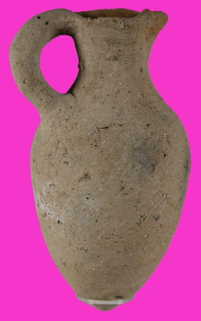Time of Abraham Holy Land Artifact Ancient 4000 Year Old Jug 2000-1550 BC COA 46