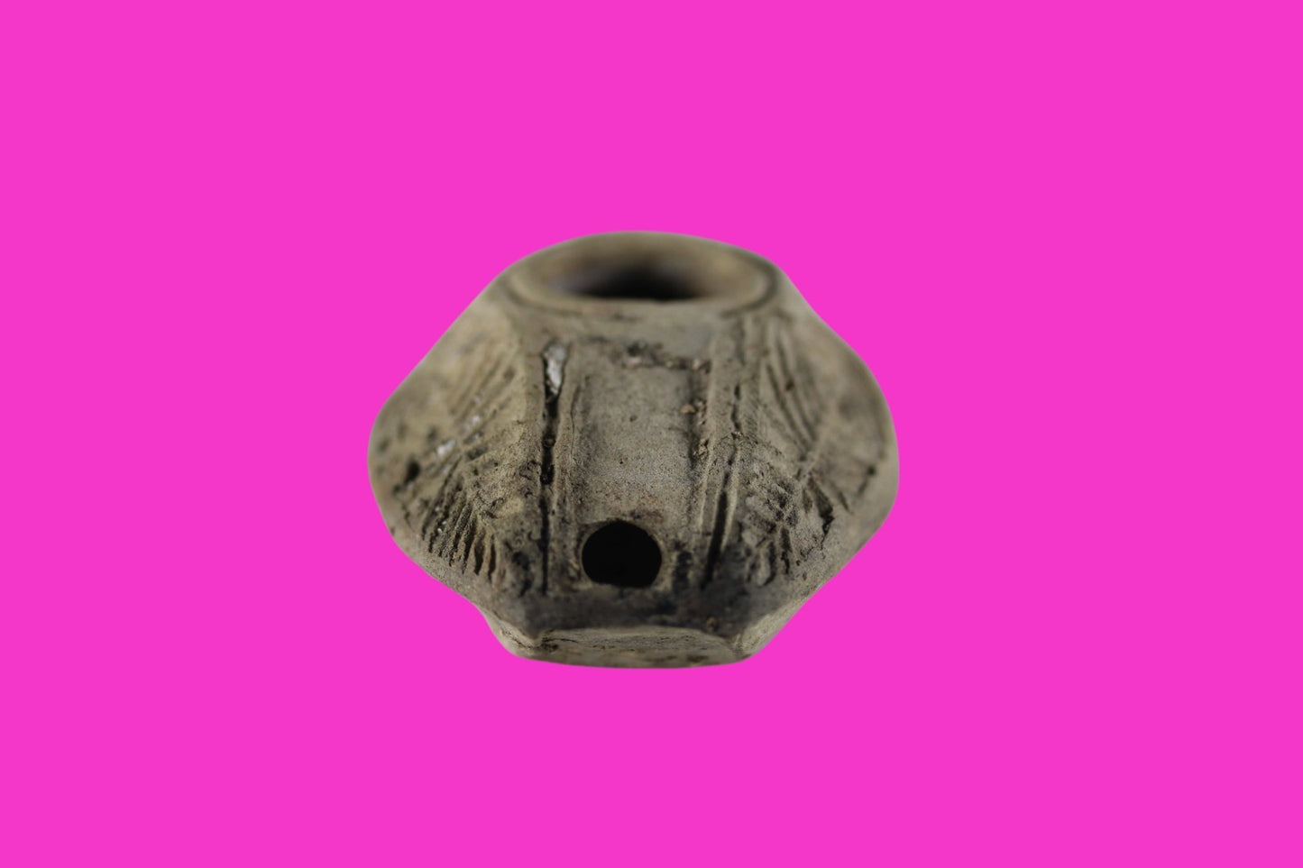 Time of the Christians Oil Lamp Ancient Holy Land Artifact 313-636 AD COA 31