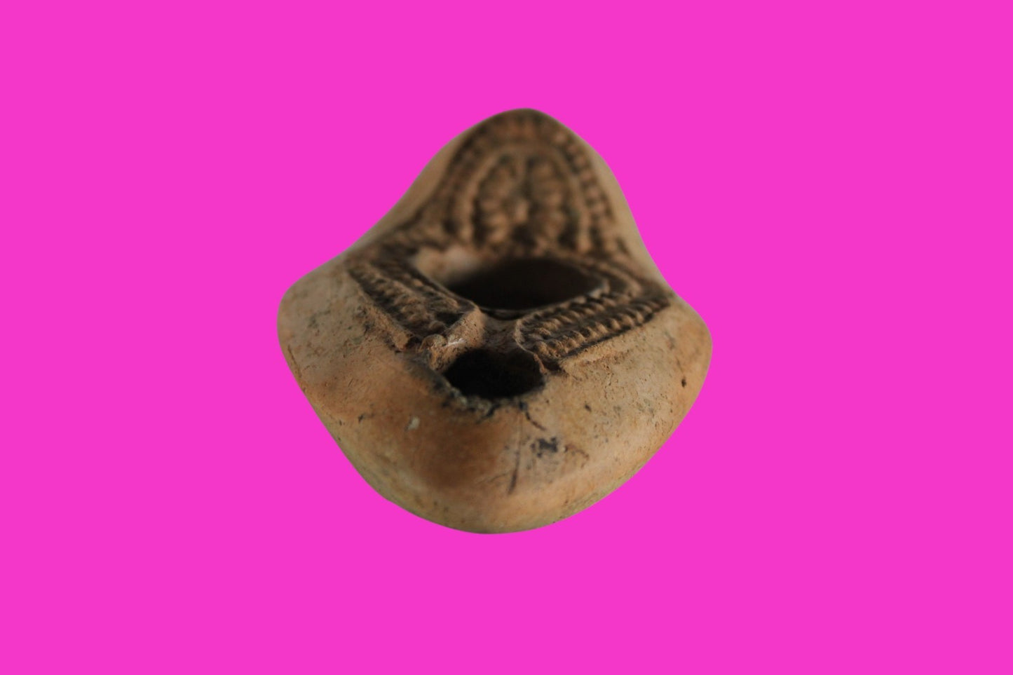 Ancient Holy Land Oil Lamp Artifact From Jesus Christ Homeland 400-500AD COA 27