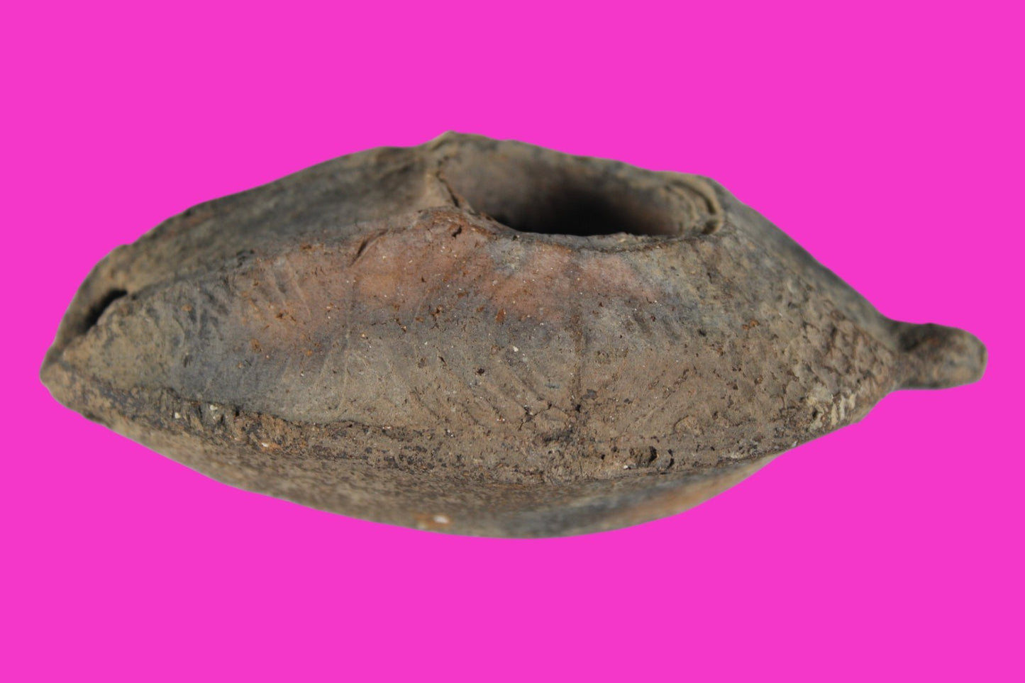 Holy Land Oil Lamp Ancient Artifact Time of the Christians 313-636 AD COA 182