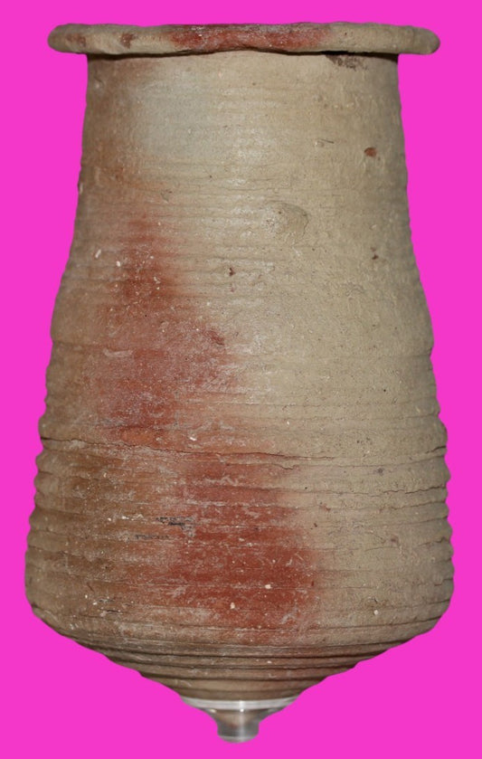 Ancient Holy Land Artifact Large Beaker Found in Israel 400 BC-600 AD COA J128