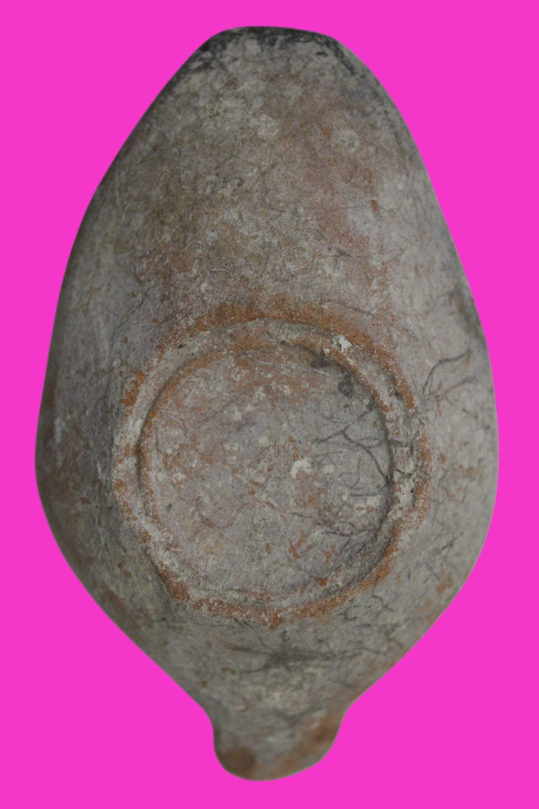 Holy Land Oil Lamp Ancient Artifact Time of the Christians 313-636 AD COA 200