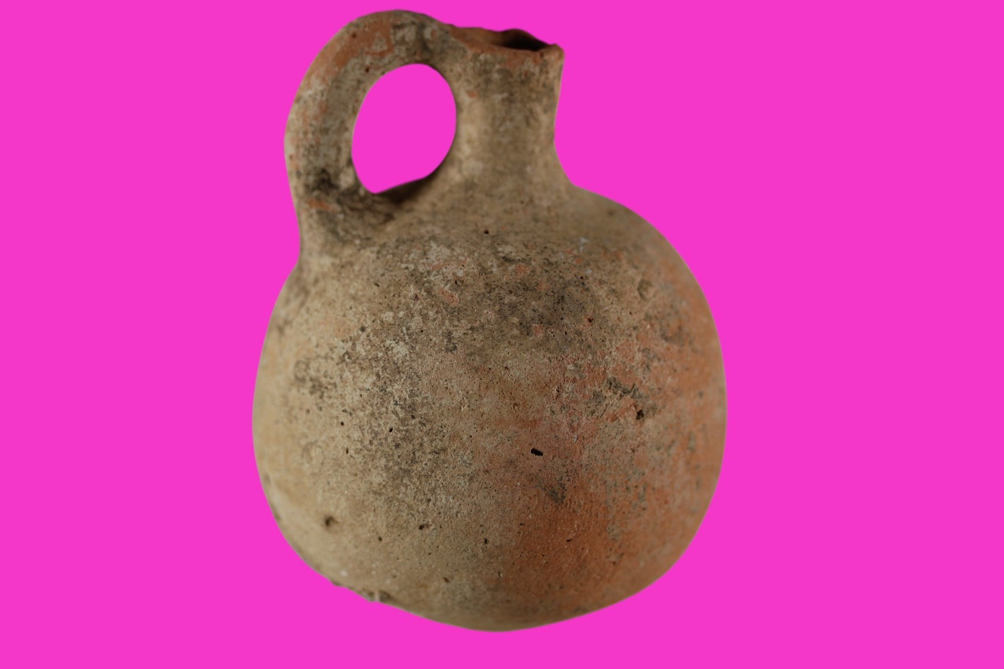 Time of Alexander the Great Holy Land Artifact Ancient Jug 332 BC-63 AD COA 92