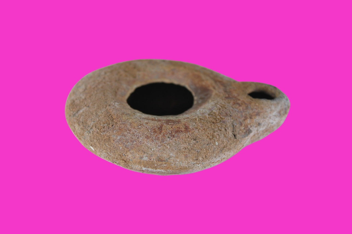Holy Land Oil Lamp Ancient Artifact Time of Jesus & Apostles 63BC-323AD COA 161