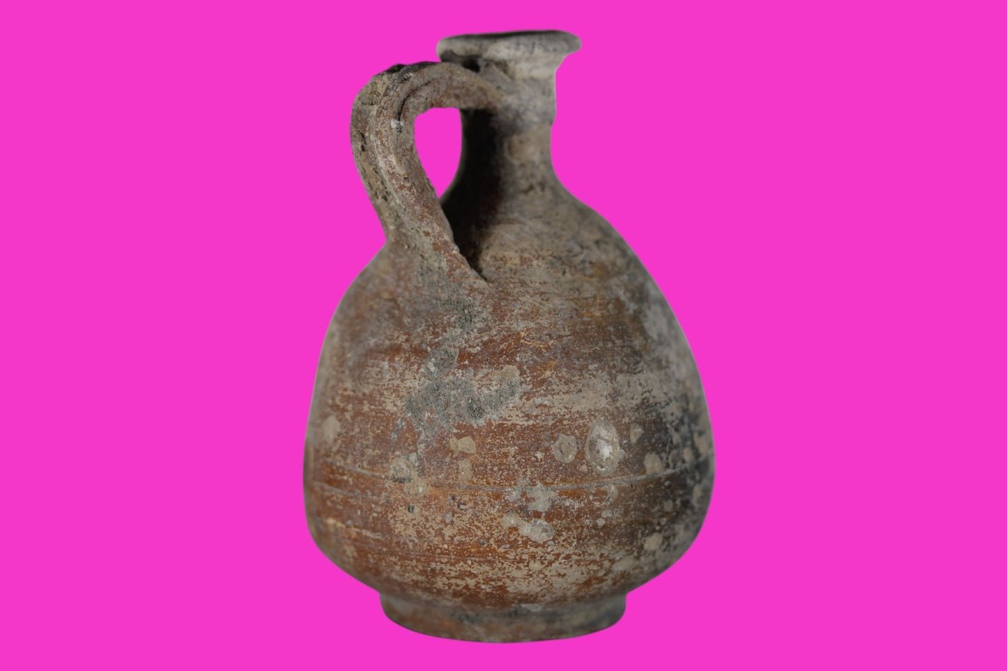 Time of Jesus Christ Holy Land Artifact Herodian Oil Jug 37 BC to 73 AD COA Z12