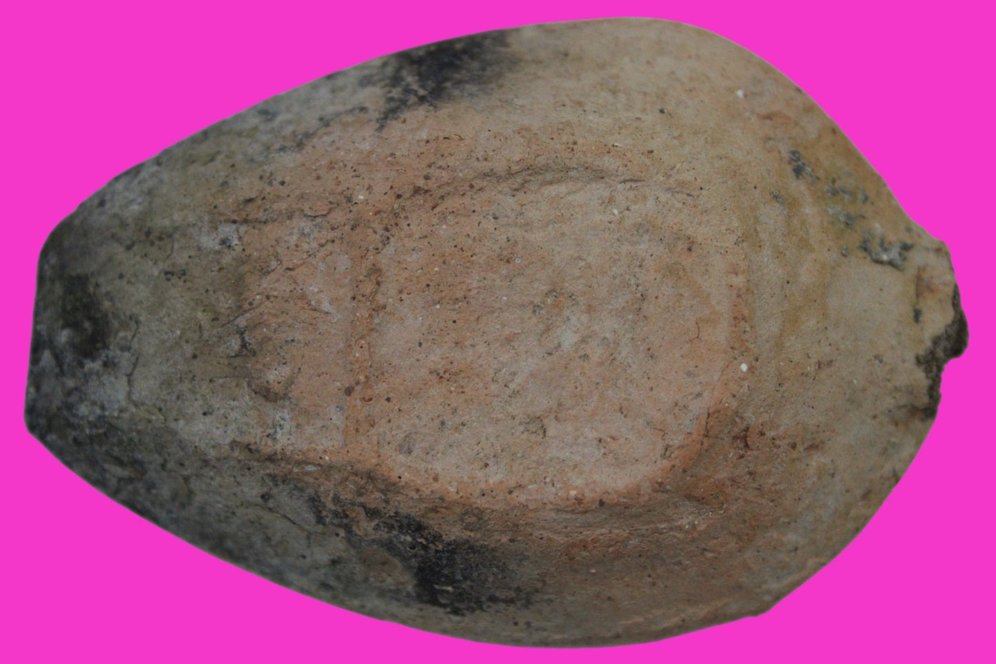 Holy Land Oil Lamp Ancient Artifact Time of the Christians 313-636 AD COA 47