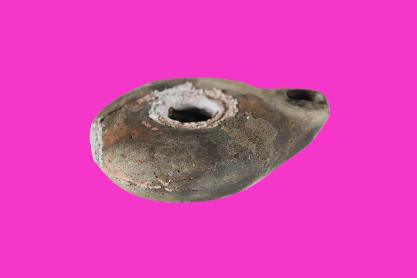 Holy Land Oil Lamp Ancient Artifact Time of Jesus & Apostles 63BC-323AD COA 156