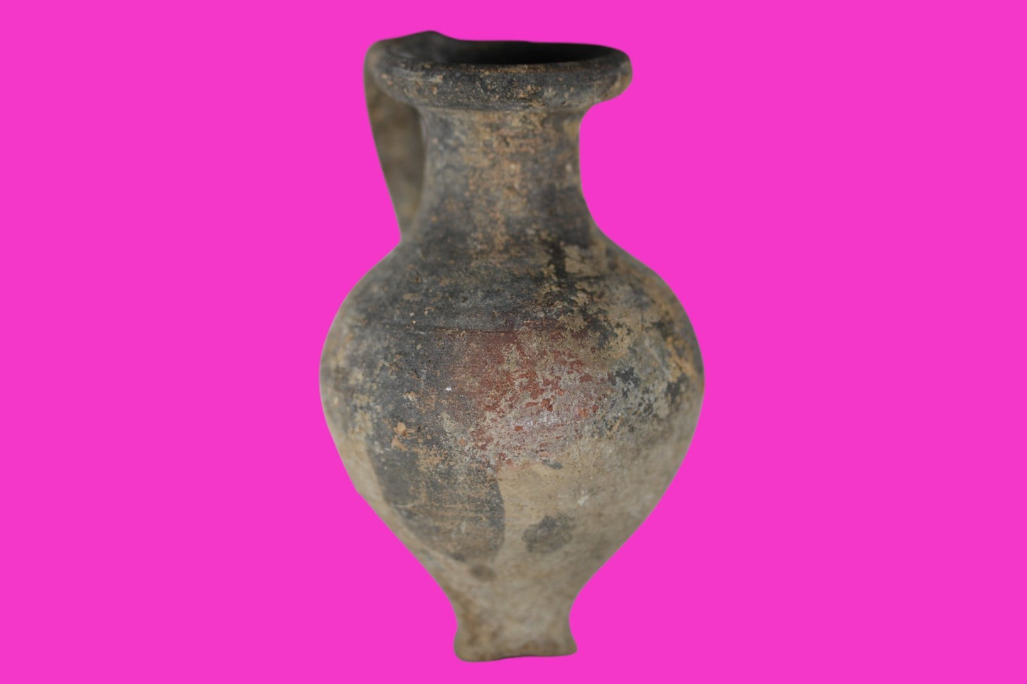 Time of Jesus Christ Holy Land Artifact Herodian Oil Jug 37 BC to 73 AD COA Z13