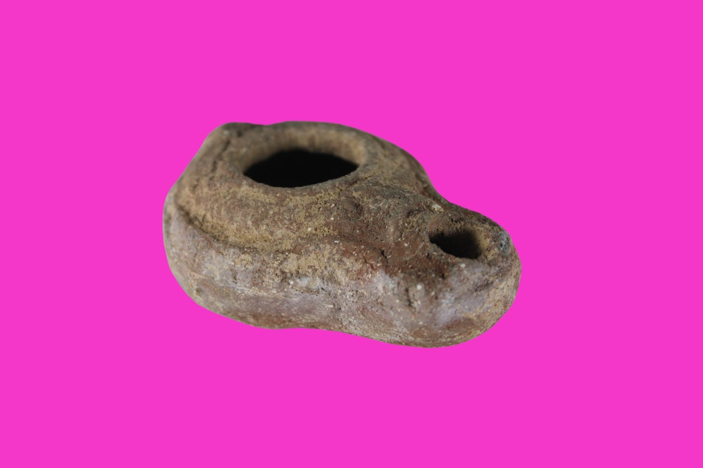 Holy Land Mini Oil Lamp Ancient Artifact Time of the Apostles 63BC-323AD COA 169